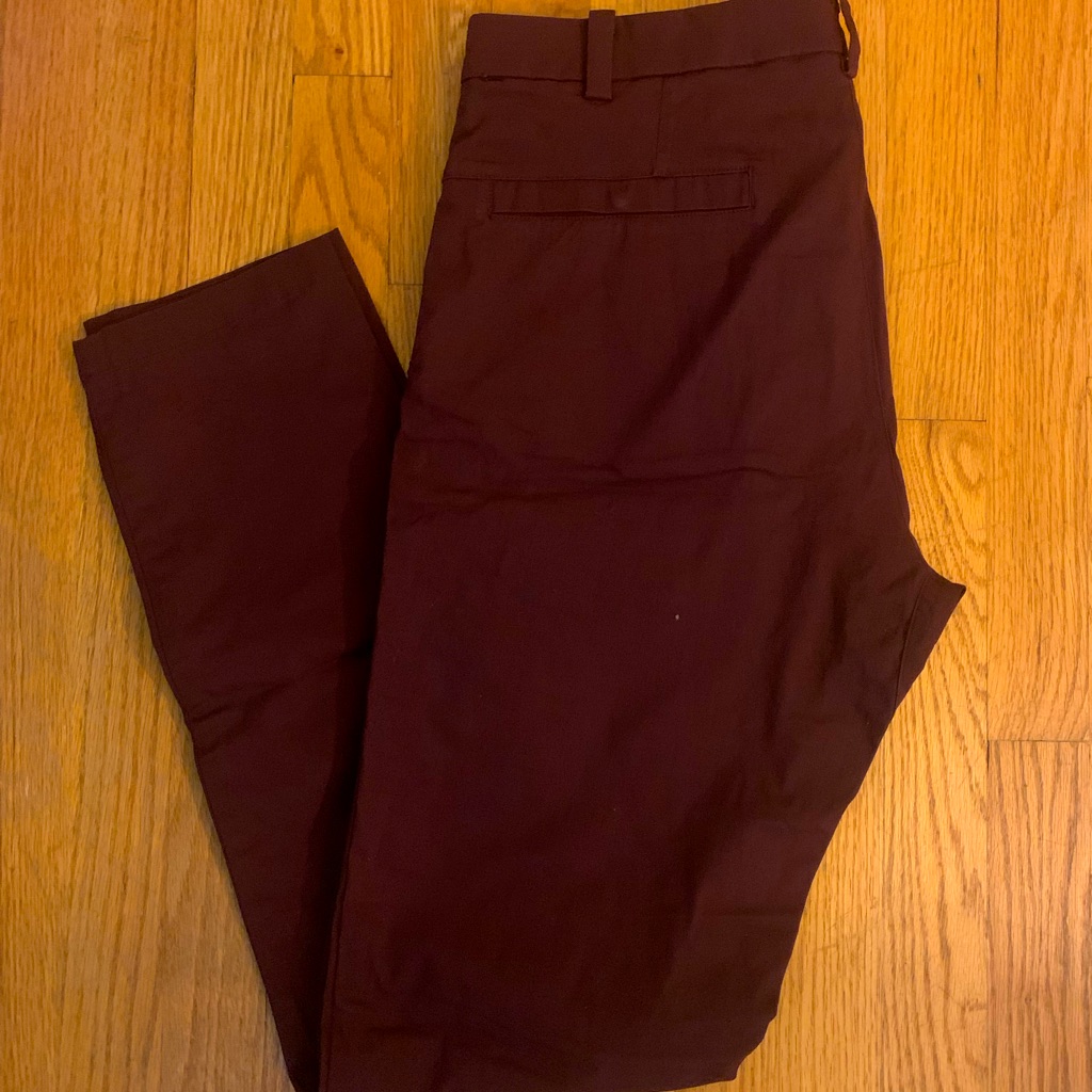 Lululemon Athletica Maroon Chinos